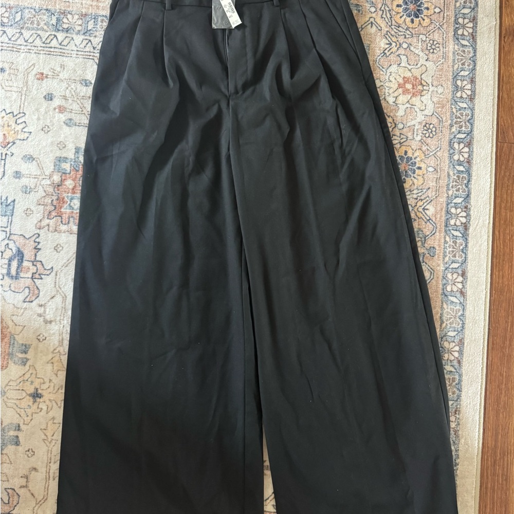 Madewell The Harlow Superwide-Leg Trouser in Brushed Twill - Picture 4 of 7